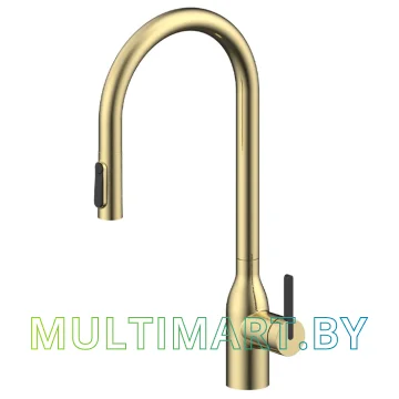 Смеситель Paulmark Universal Un213880-SBG (светлое брашированное золото)